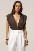 Brown Solar Drift Bodysuit