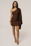 Bronze Lumiere Sequin Mini Dress