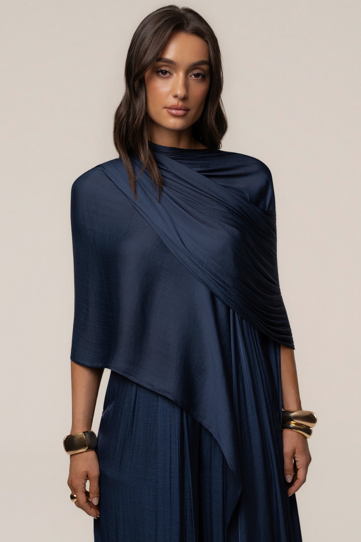 Blue Marina Multi-Wrap Scarf