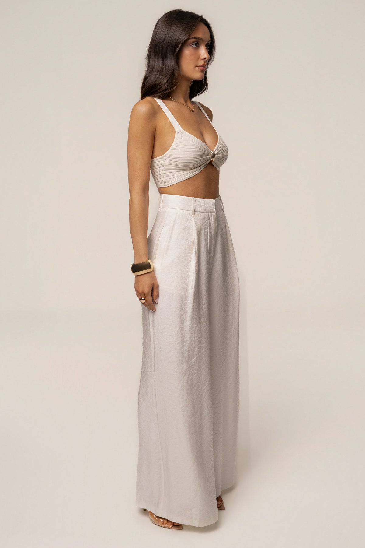 Ivory Adeline Embellished Top