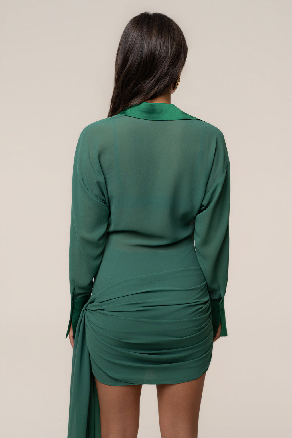 Green Midnight Confidence Mini Dress
