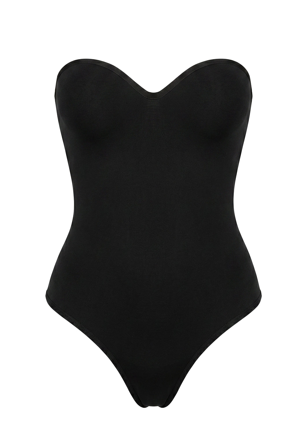Black Sascha Strapless Bodysuit