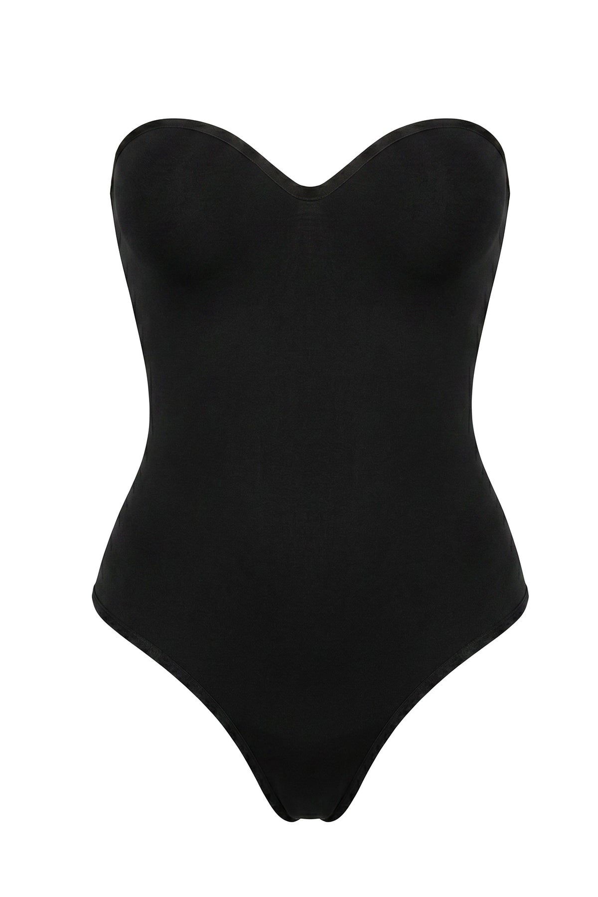 Black Sascha Strapless Bodysuit