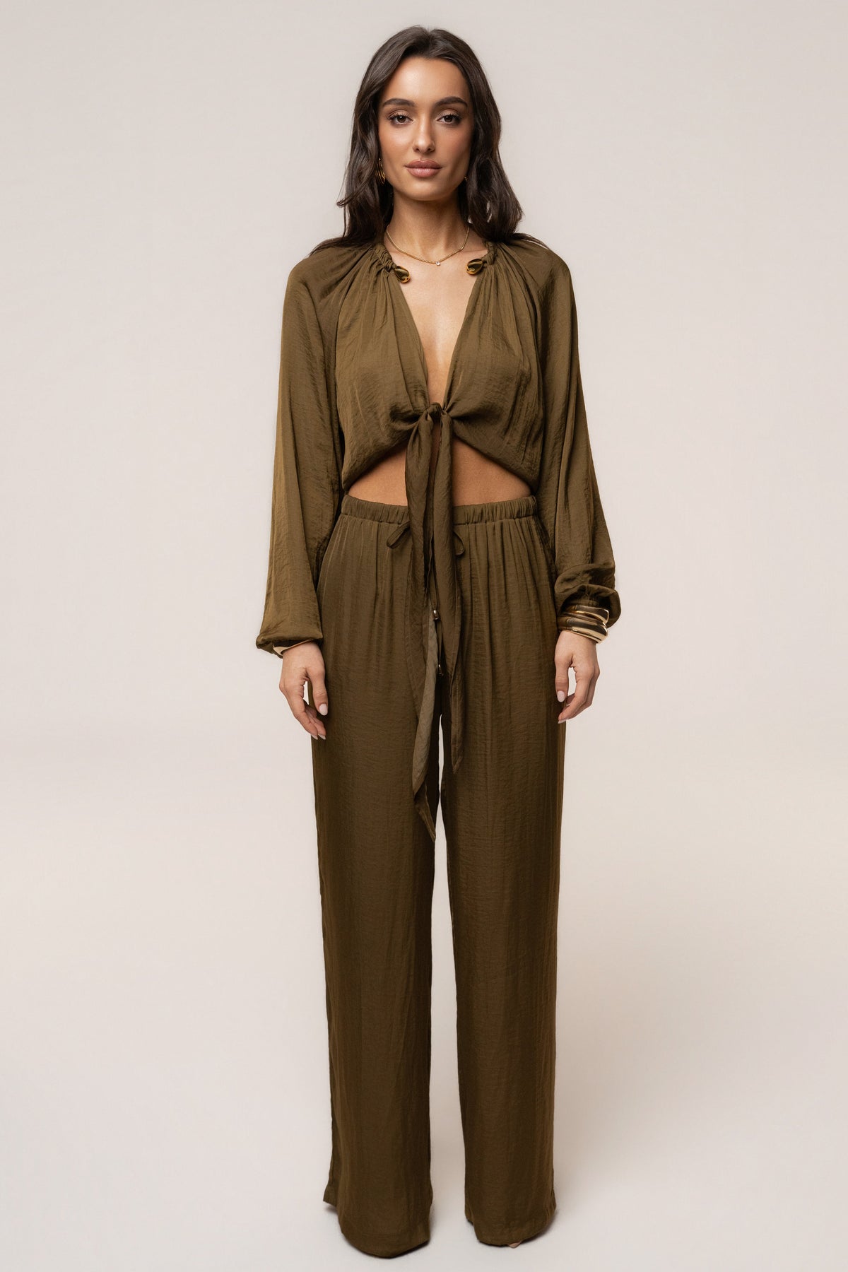 Olive Seaside Glow Top