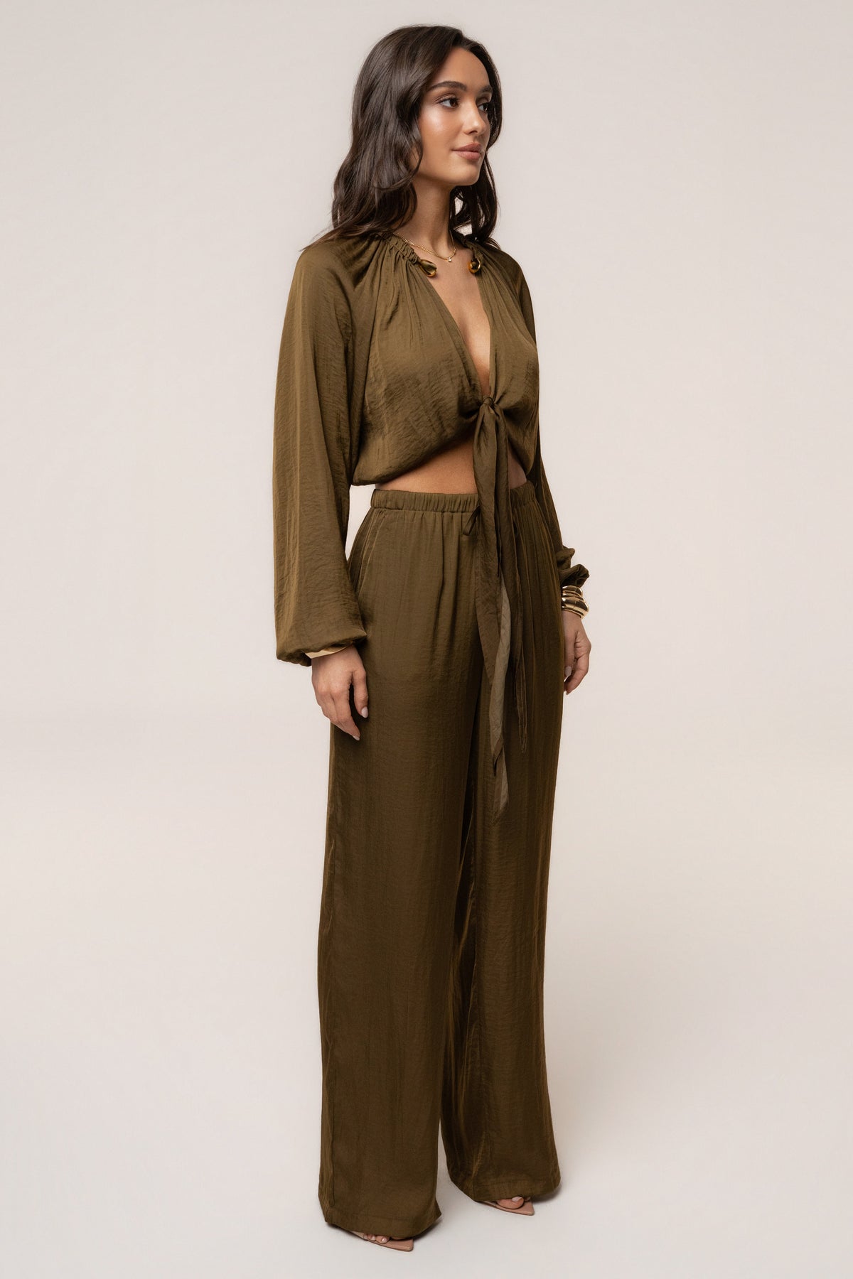 Olive Seaside Glow Top