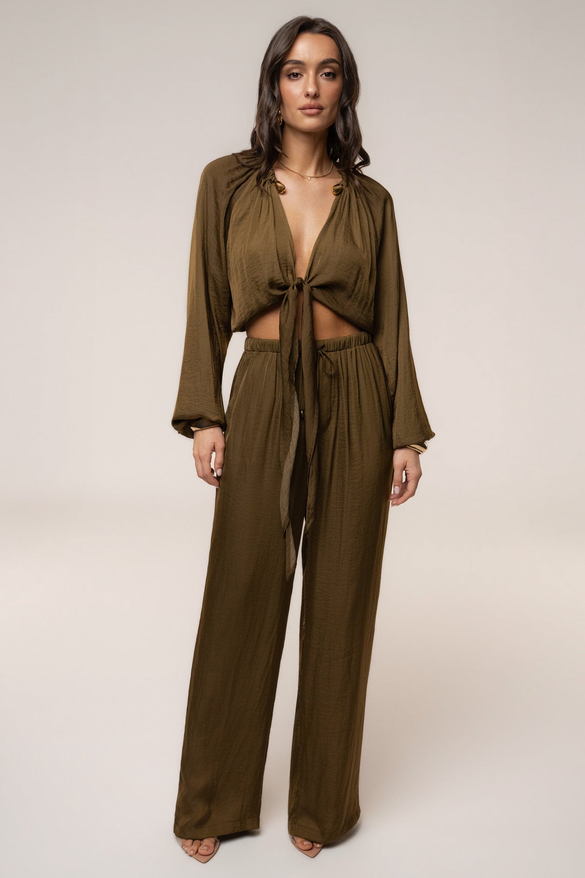 Olive Seaside Glow Top