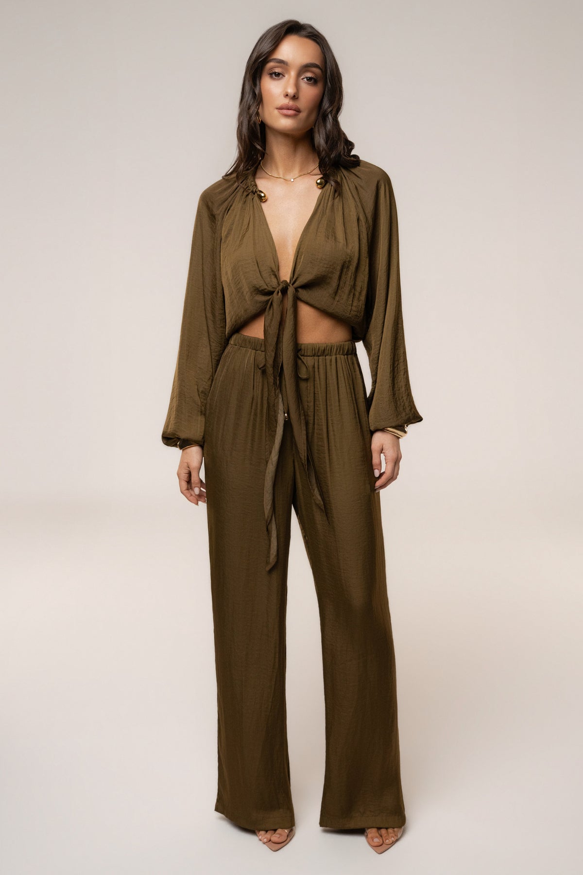 Olive Seaside Glow Top