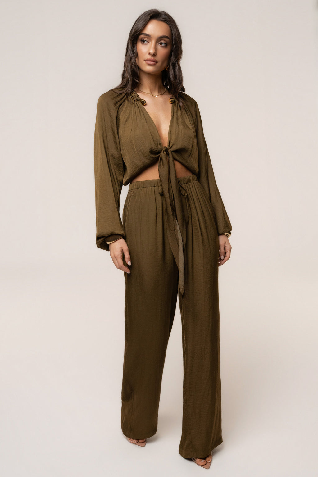 Olive Seaside Glow Top