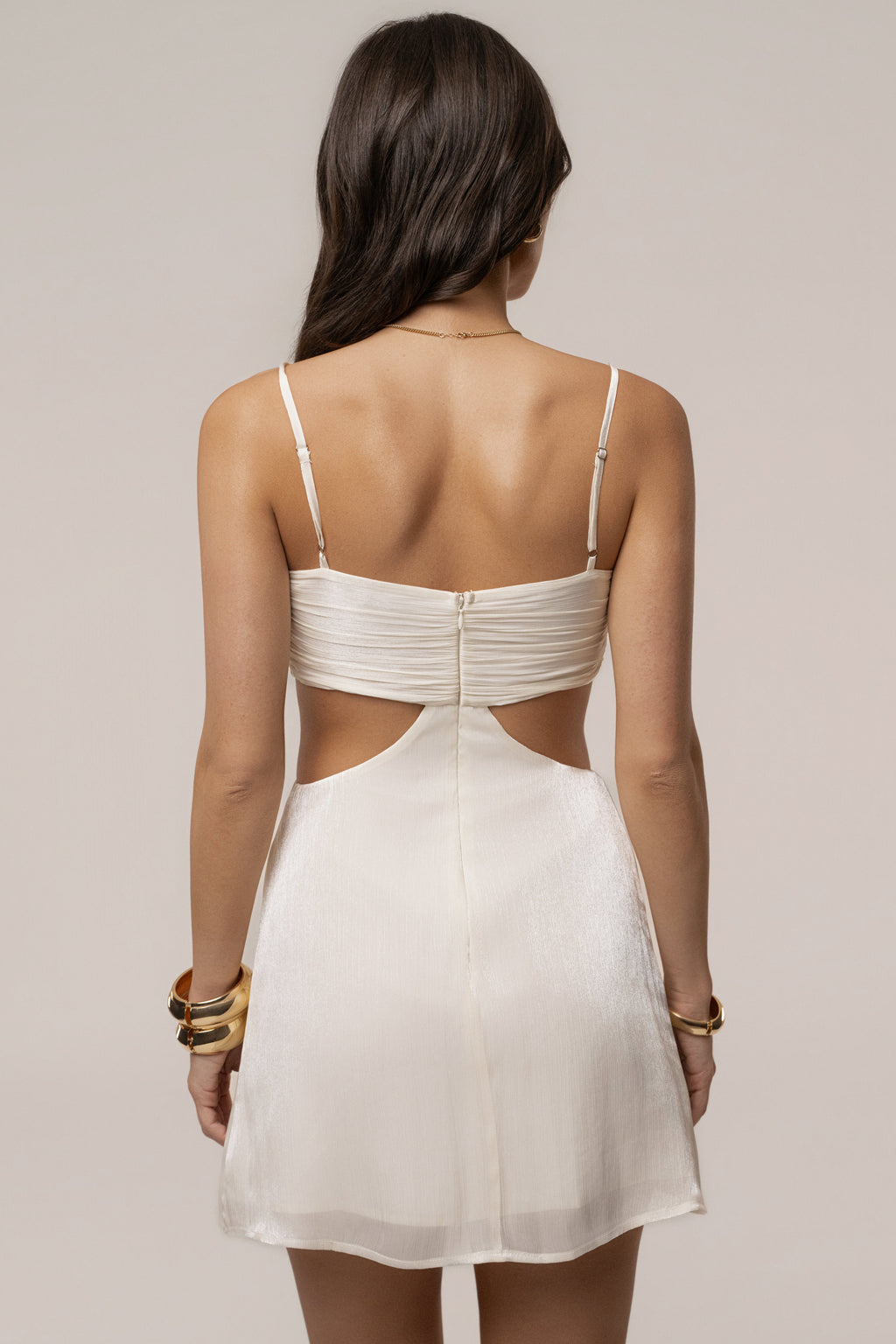 Ivory Sweet Bloom Mini Dress