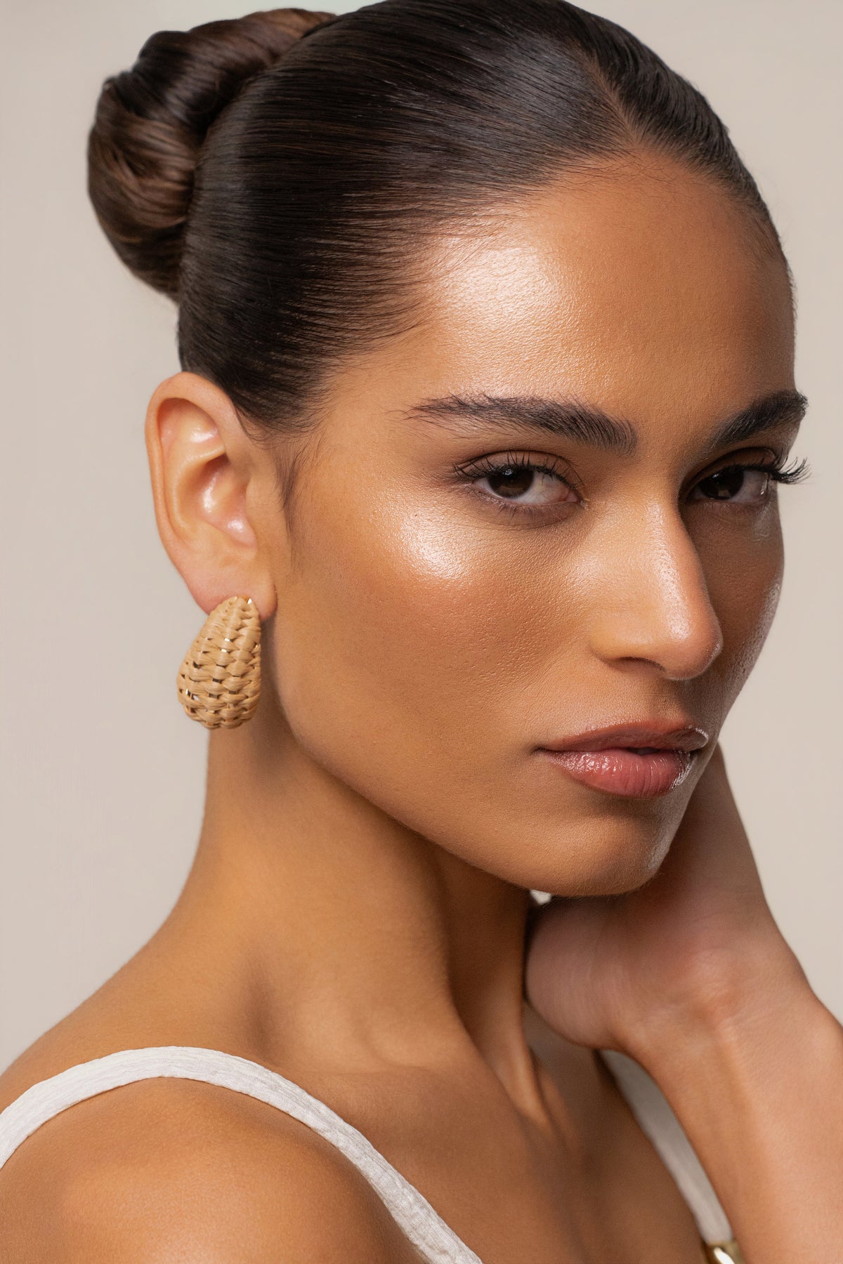 Natural Tulum Texture Earrings