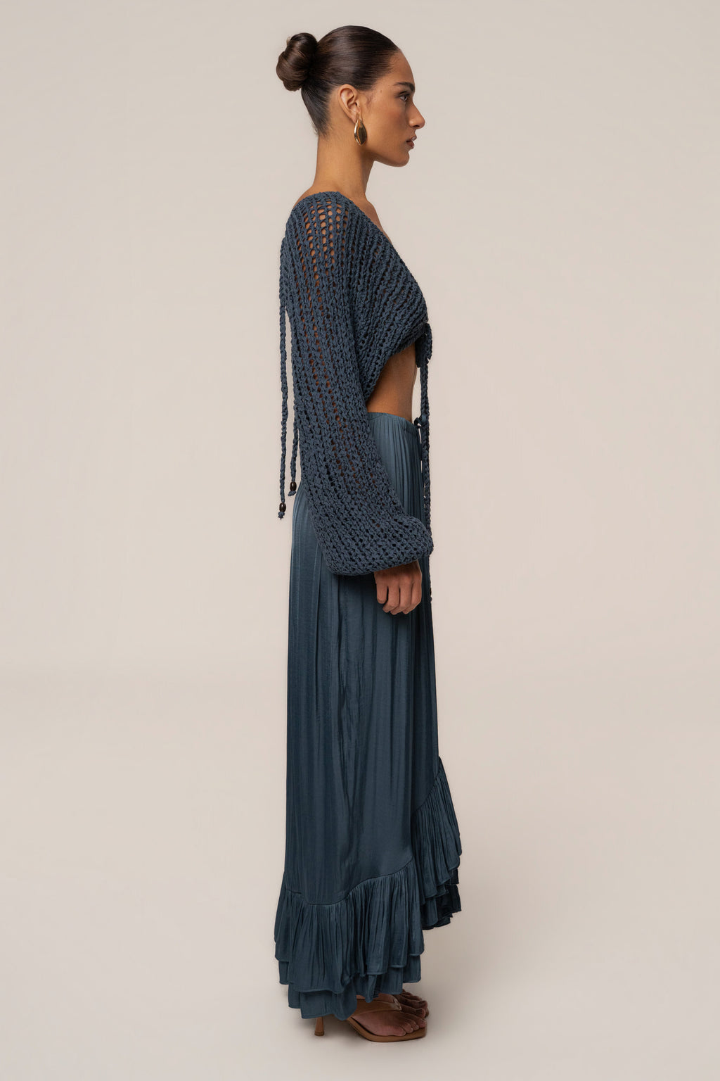 Teal Deep Waters Crochet Top