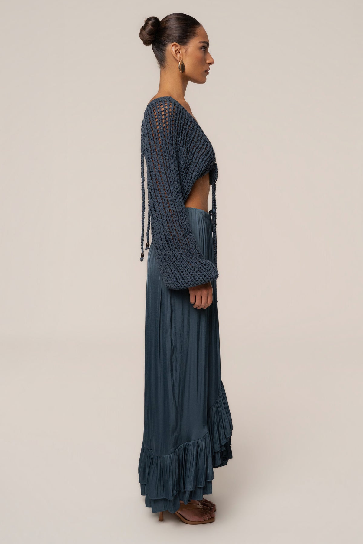 Teal Deep Waters Crochet Top