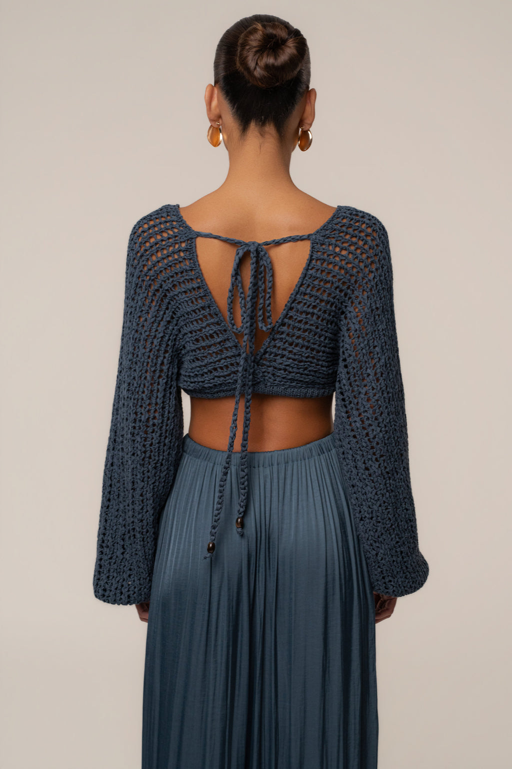 Teal Deep Waters Crochet Top