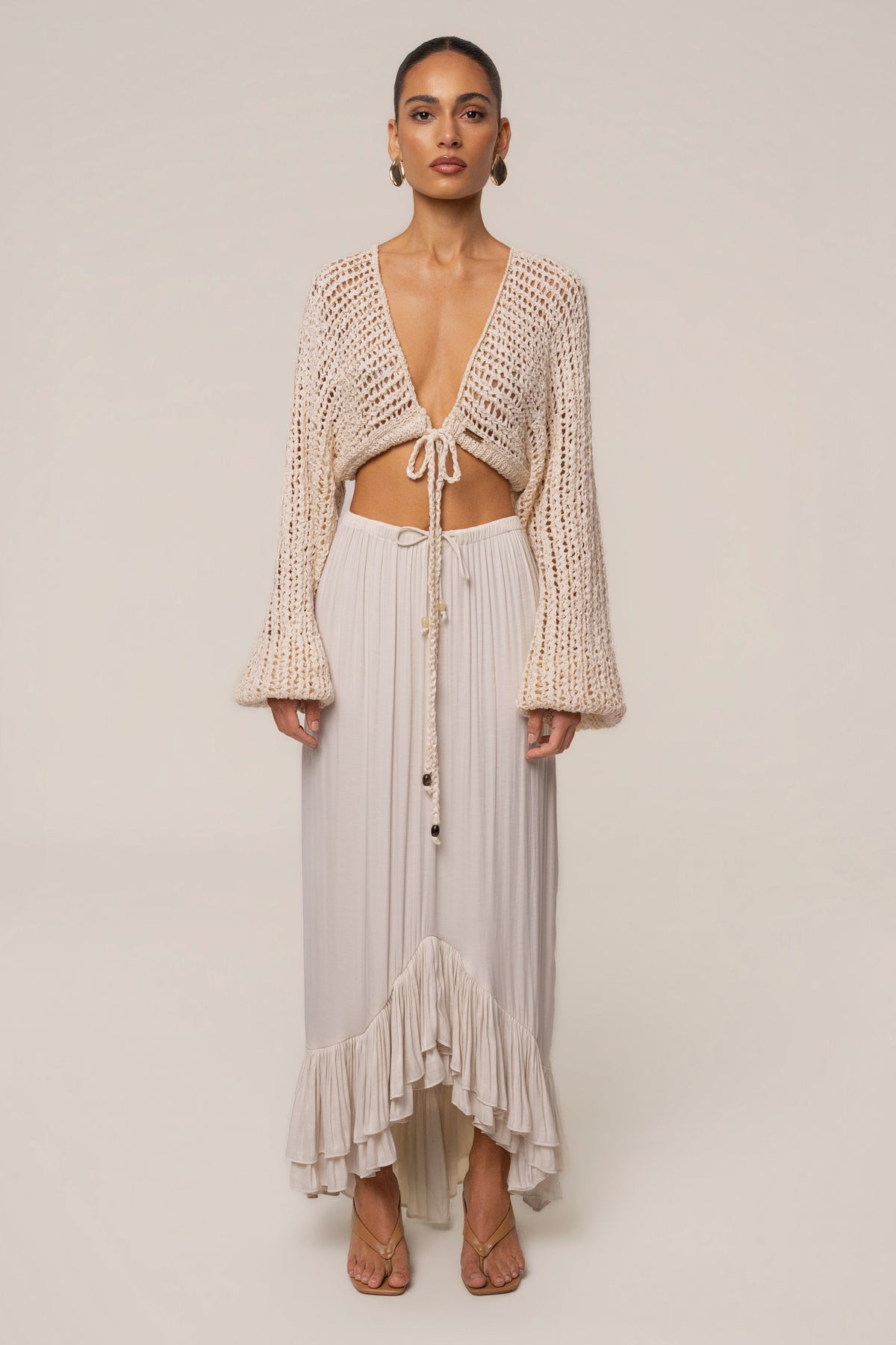 Ivory Deep Waters Crochet Top