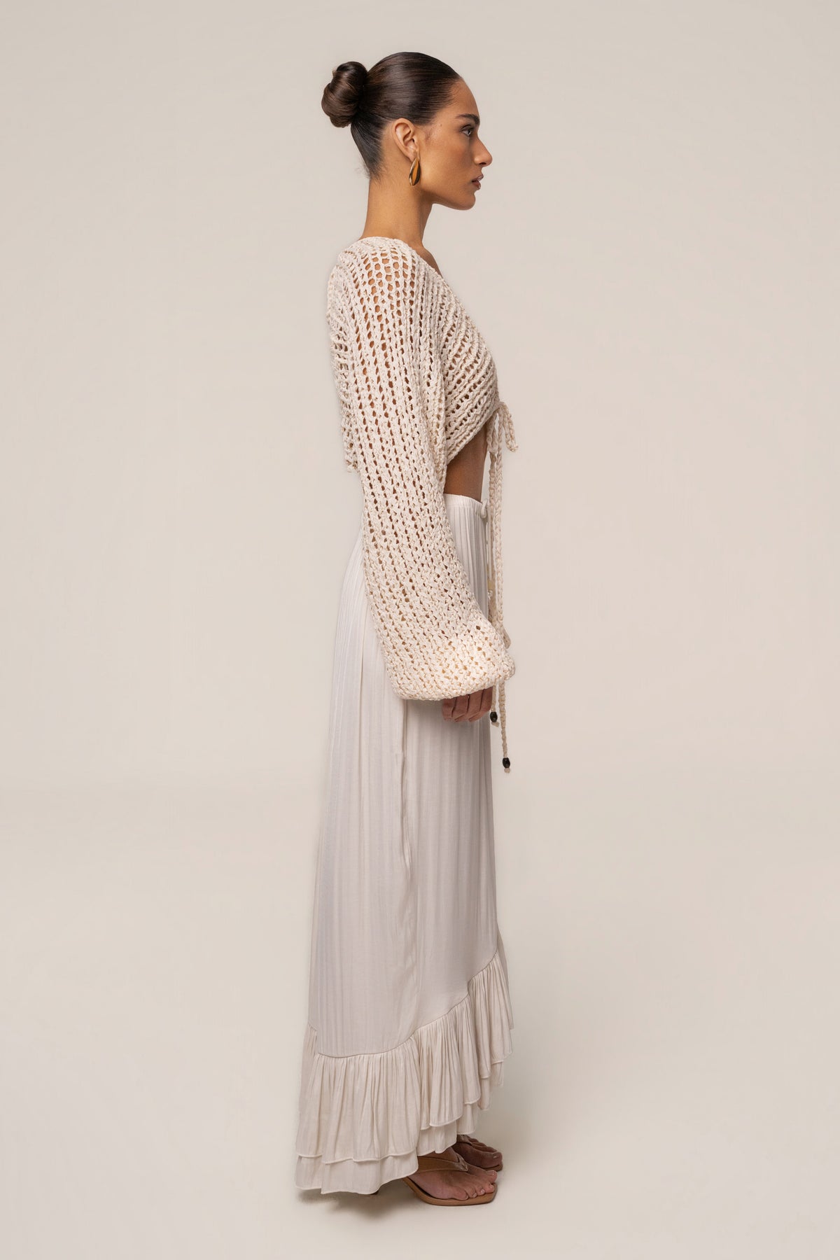 Ivory Deep Waters Crochet Top