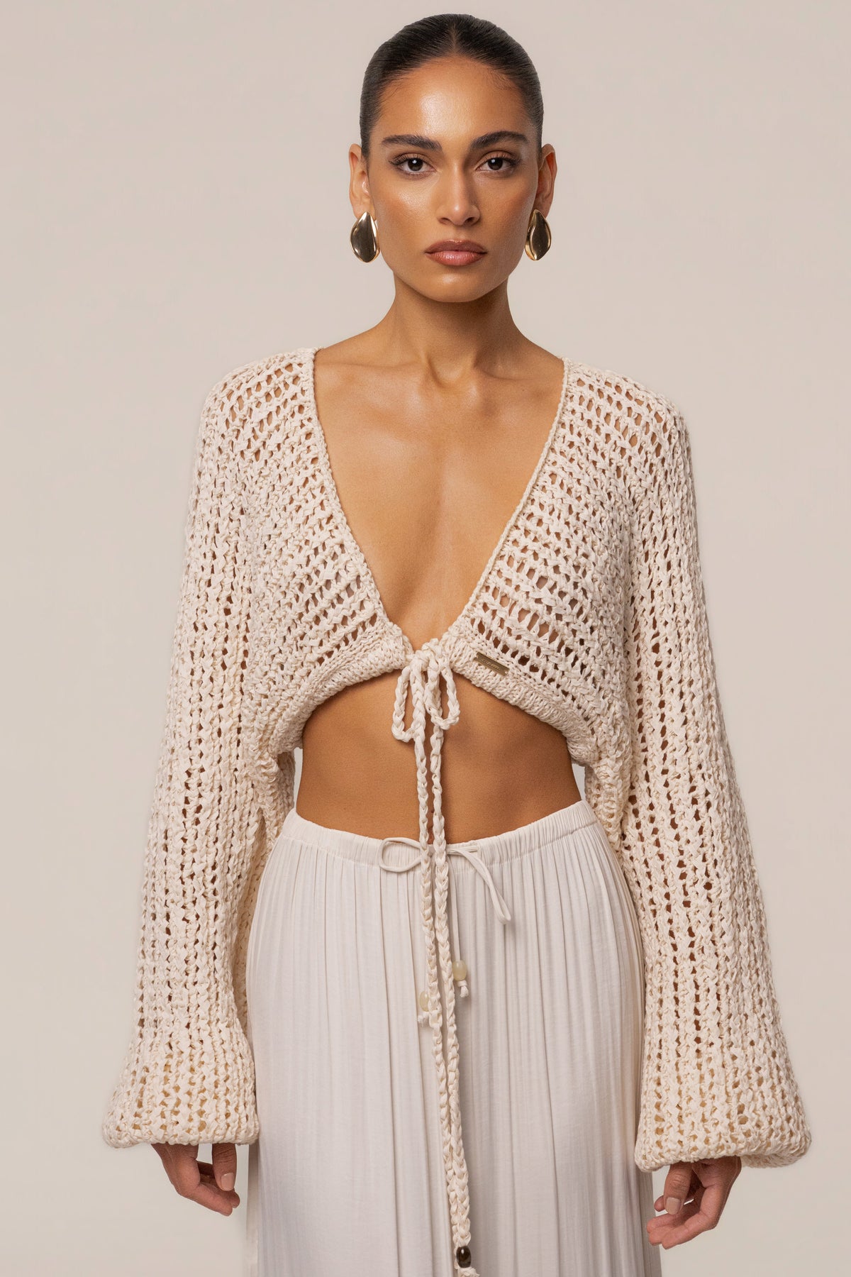 Ivory Deep Waters Crochet Top