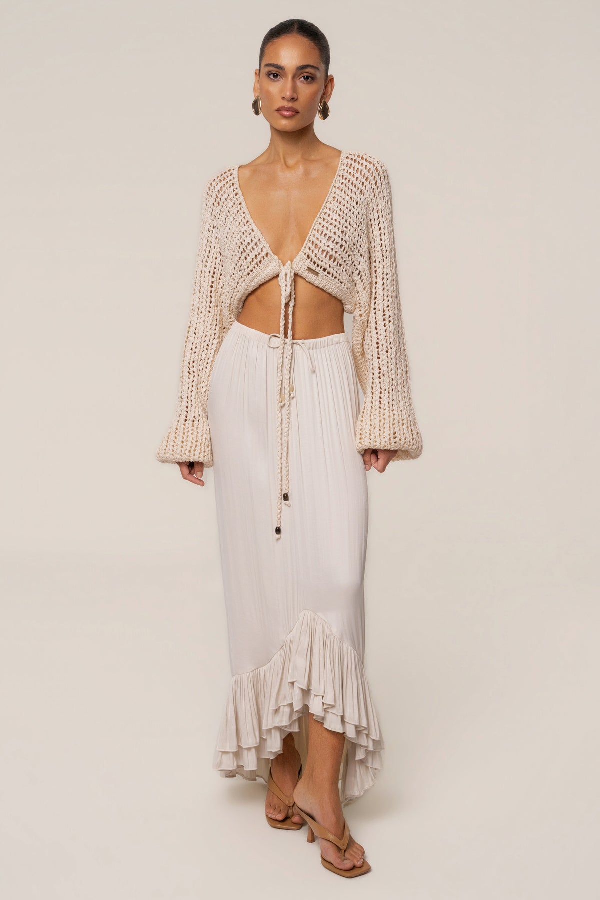 Ivory Deep Waters Crochet Top