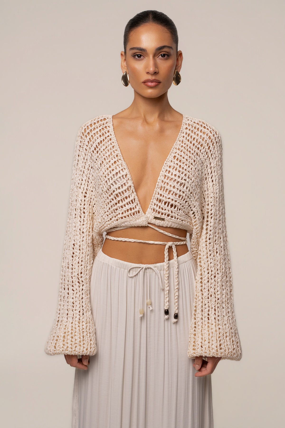 Ivory Deep Waters Crochet Top
