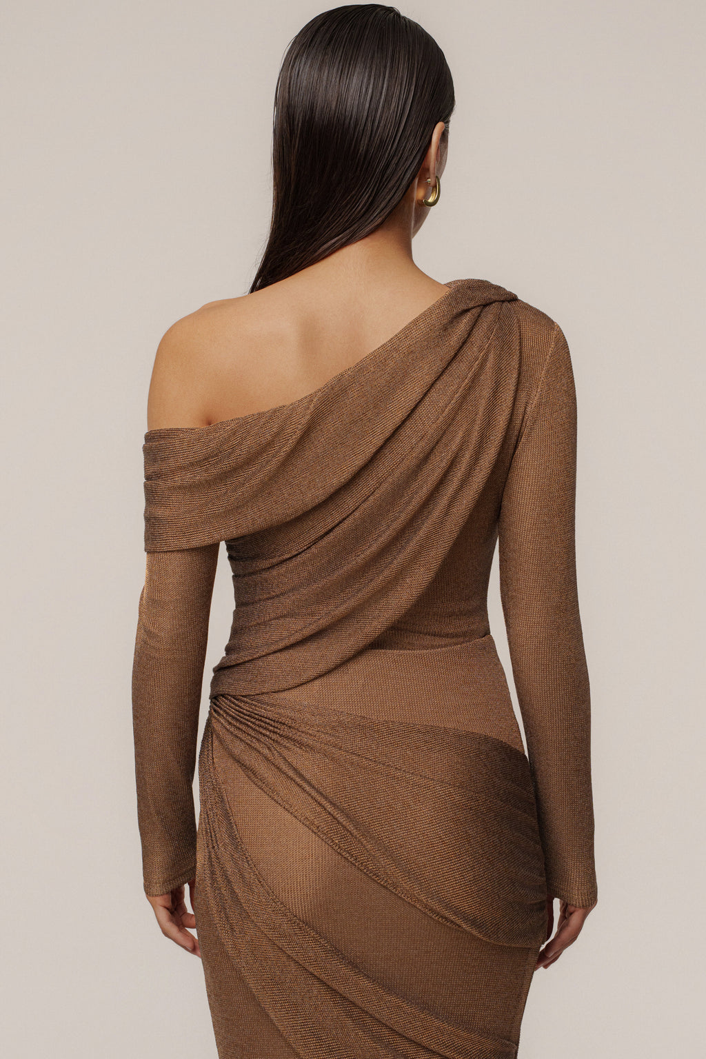 Bronze Opulent Metallic Bodysuit