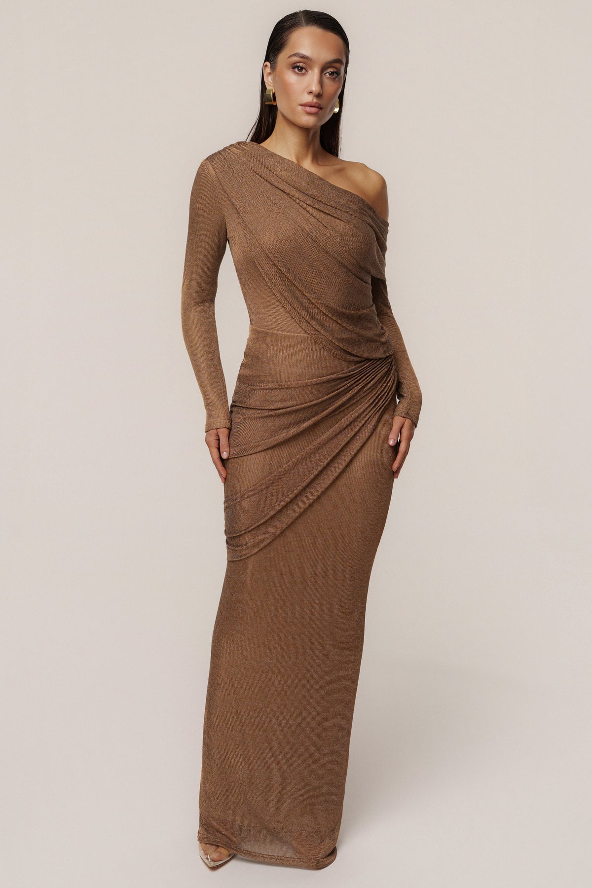 Bronze Opulent Metallic Bodysuit