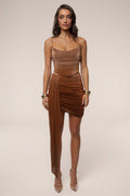 Gold Golden Sands Skirt Set