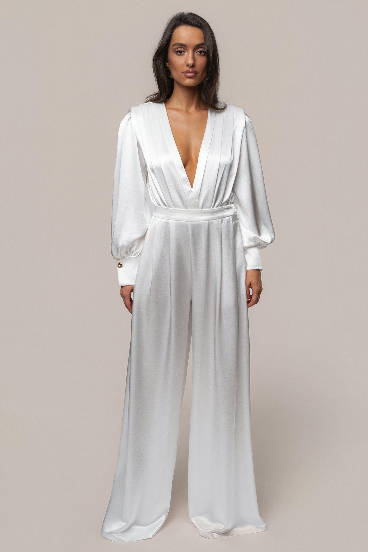 White Satin Radiance Bodysuit