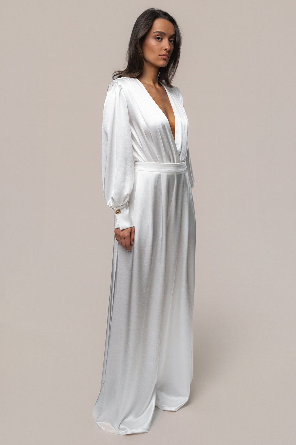 White Satin Radiance Bodysuit
