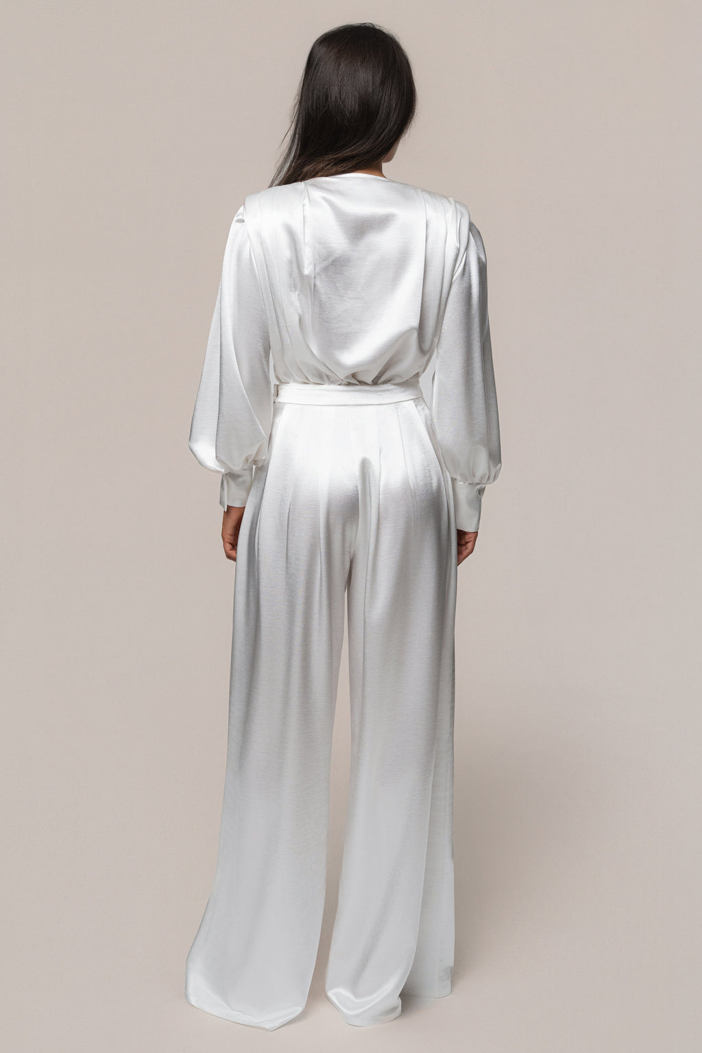 White Satin Radiance Bodysuit