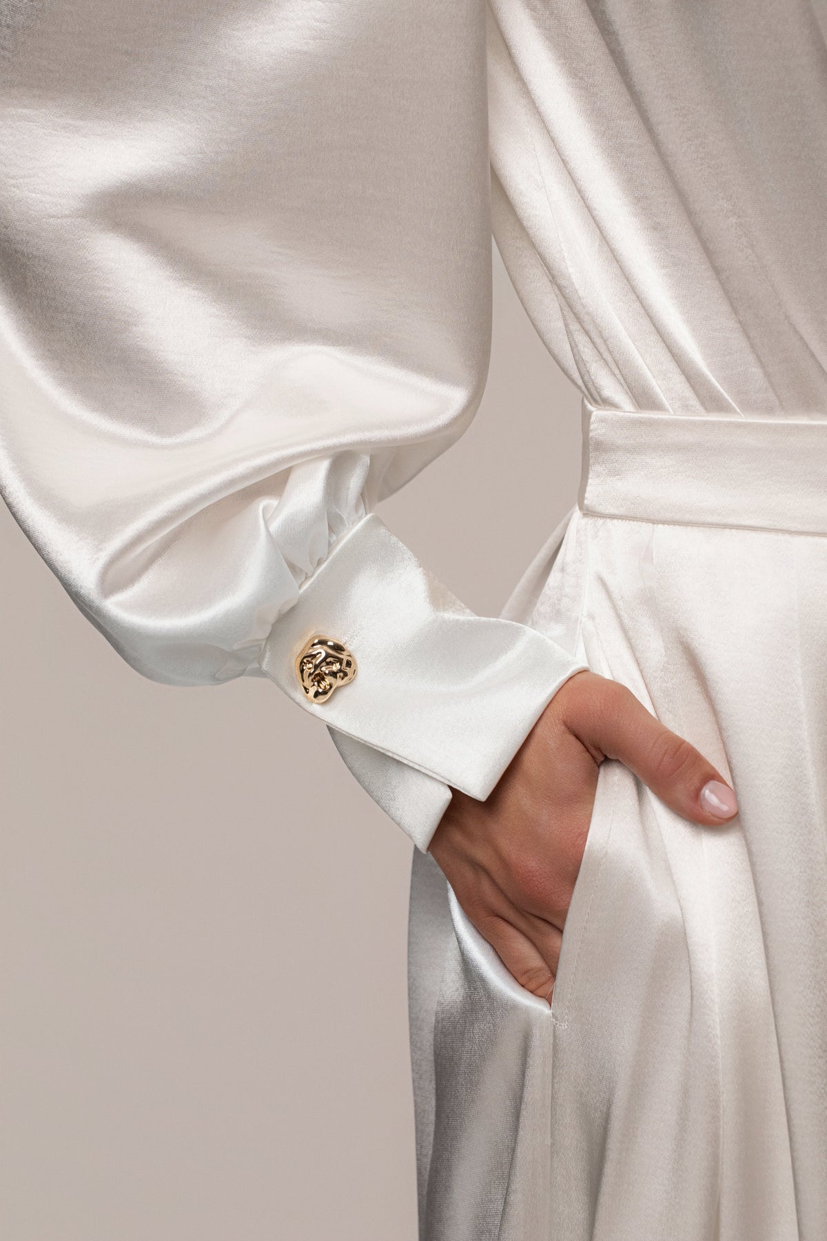White Satin Radiance Bodysuit