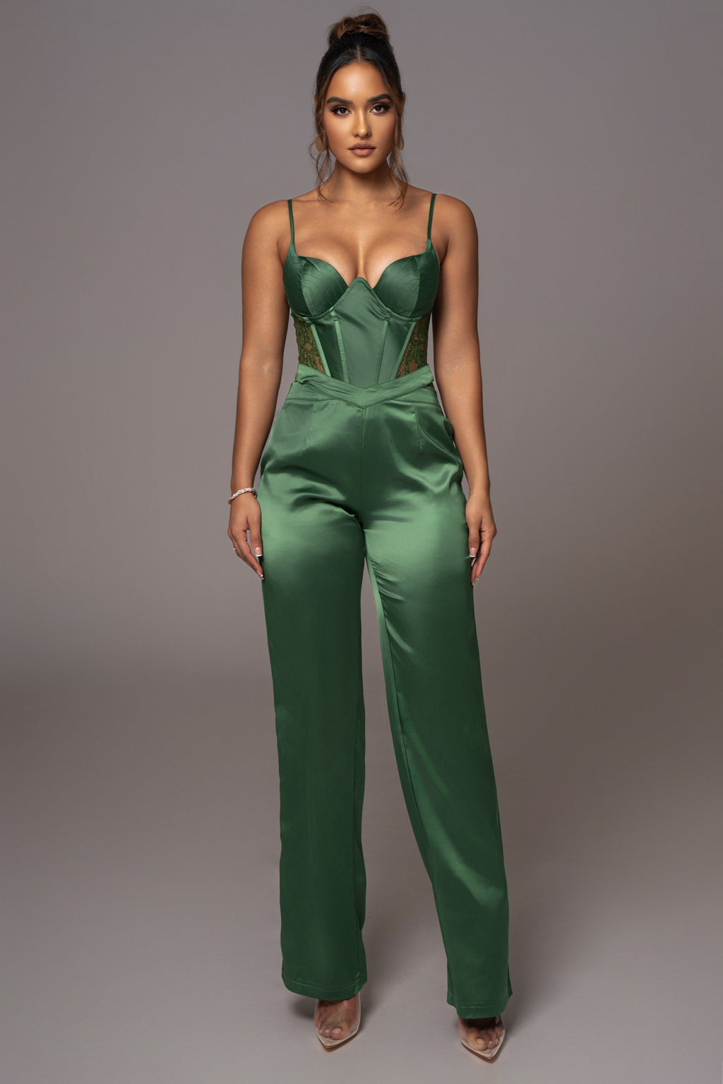 Green Incomparable Lace Bodysuit
