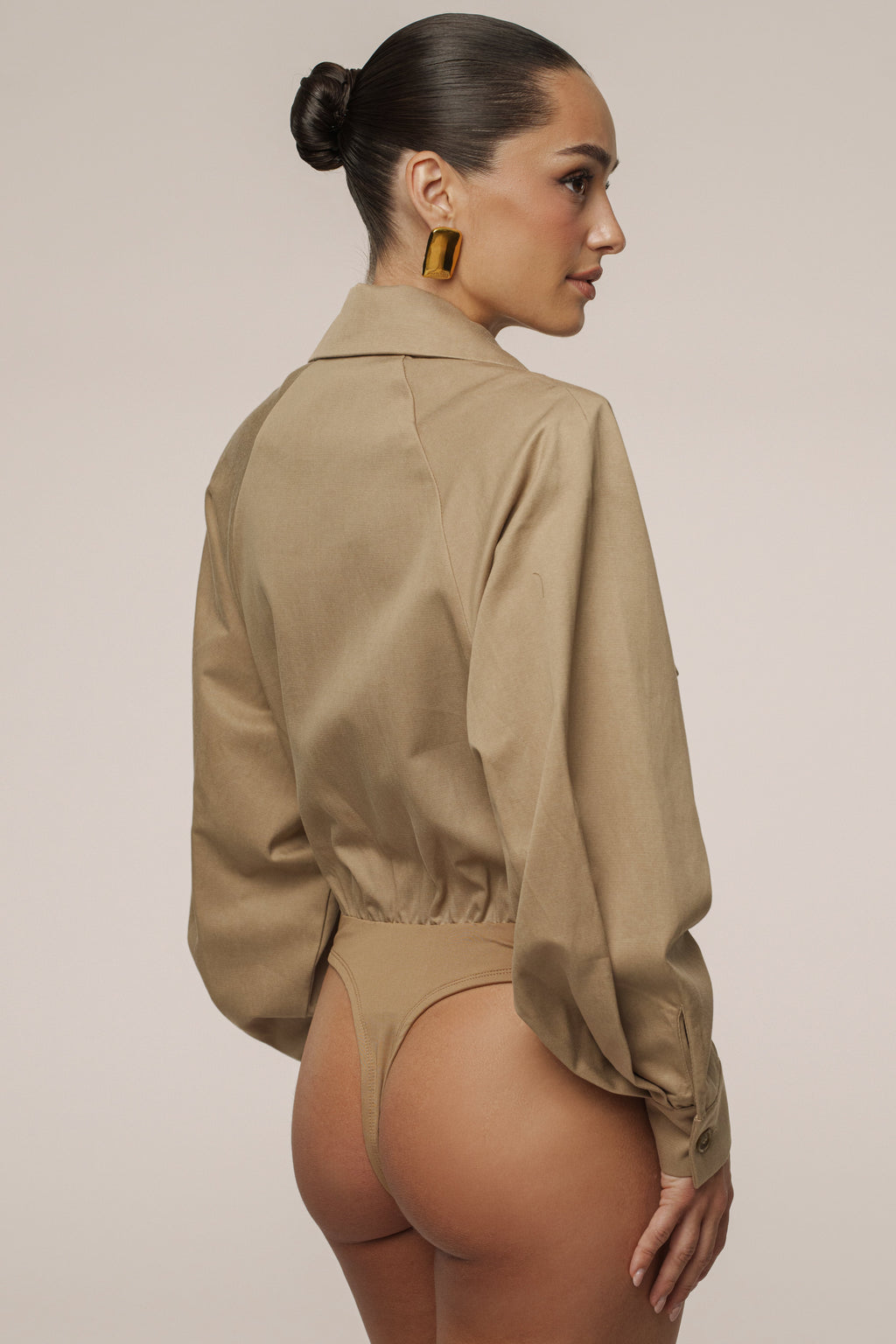 Tan Structure Theory Bodysuit