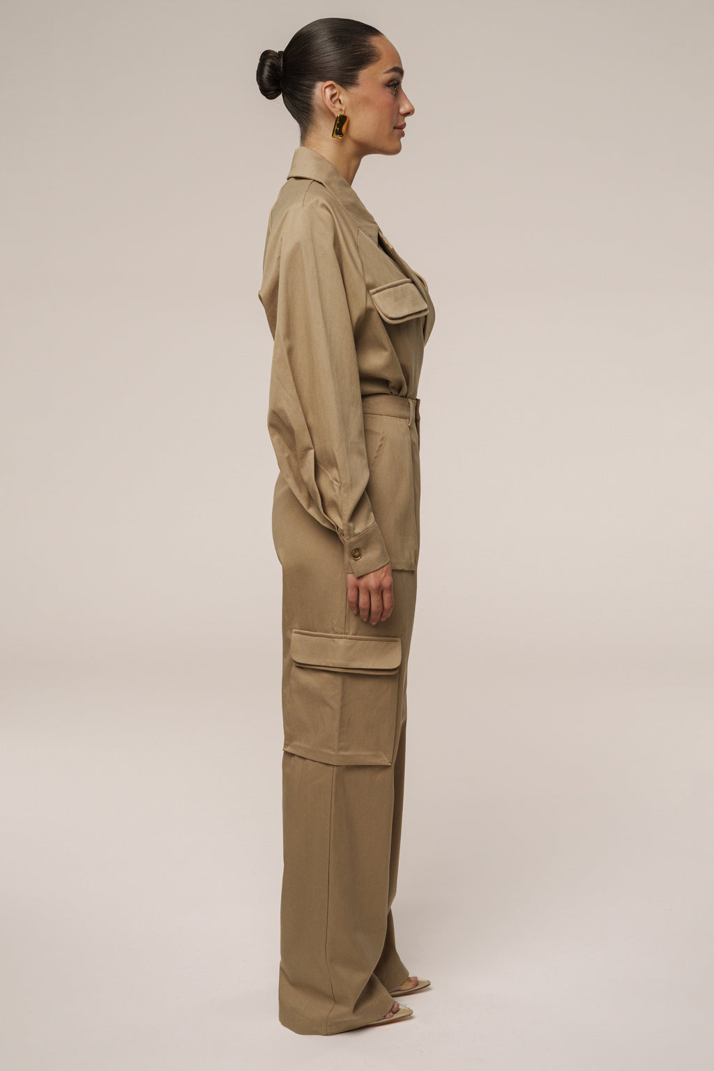 Tan Structure Theory Bodysuit