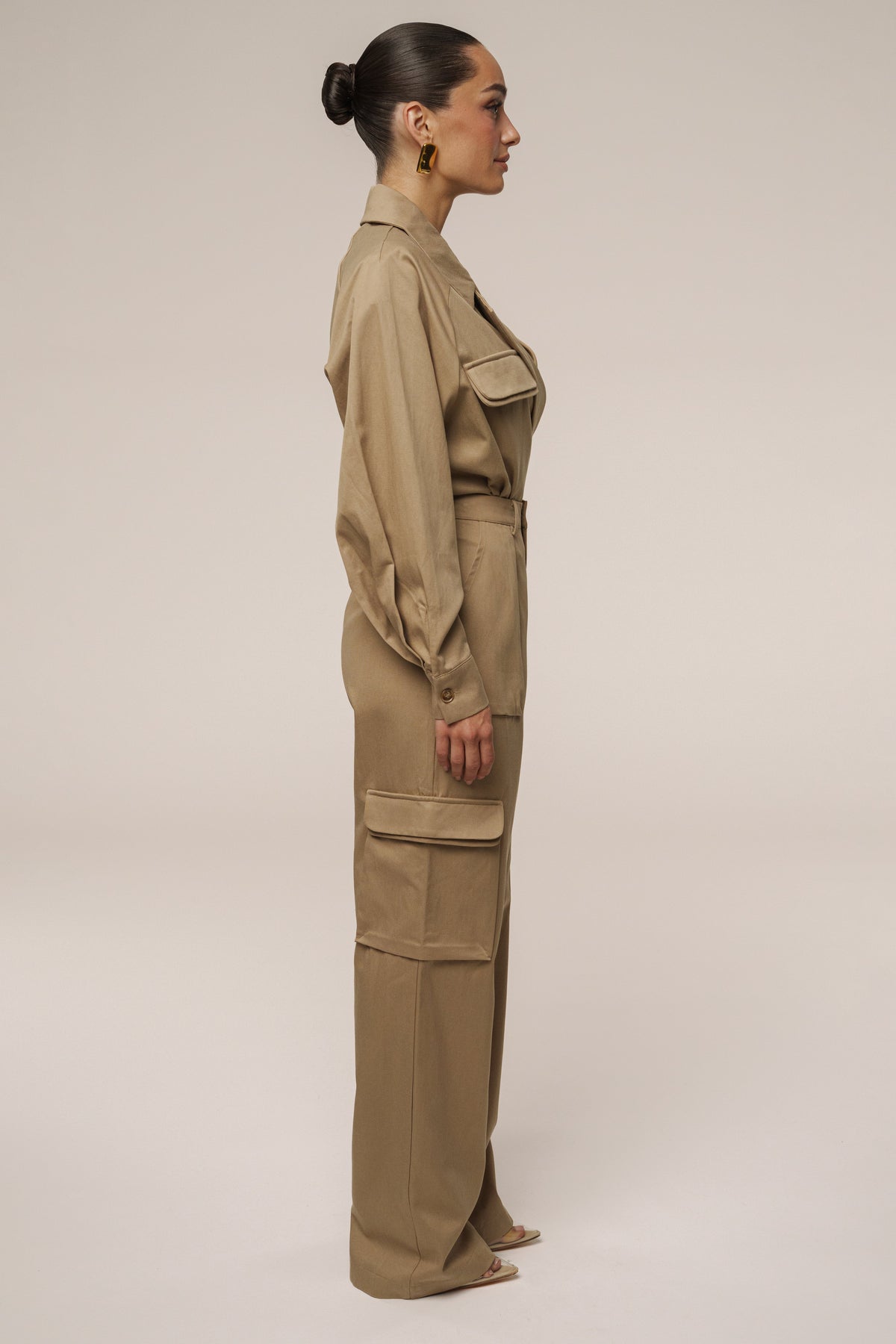 Tan Structure Theory Bodysuit