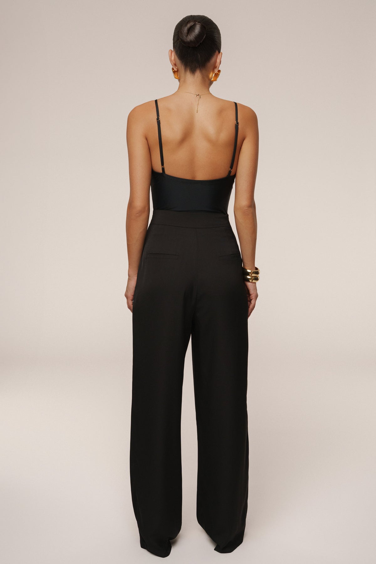 Black Aura Embellished Bodysuit