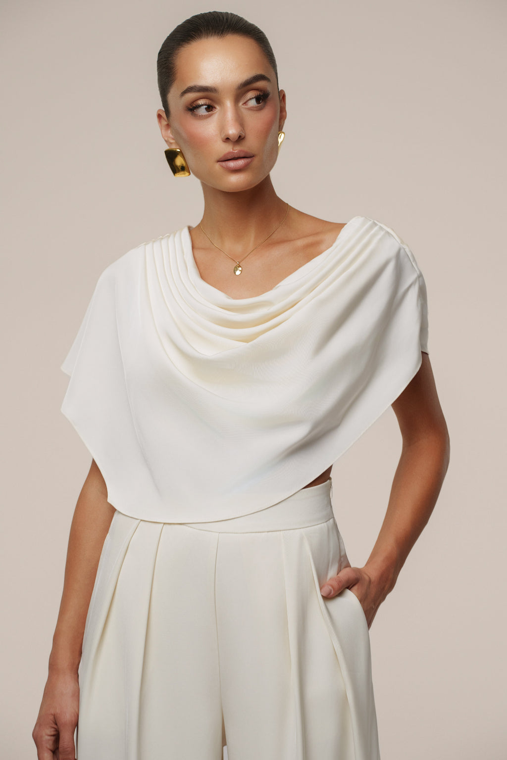 Buttercream Gleam and Glow Satin Top