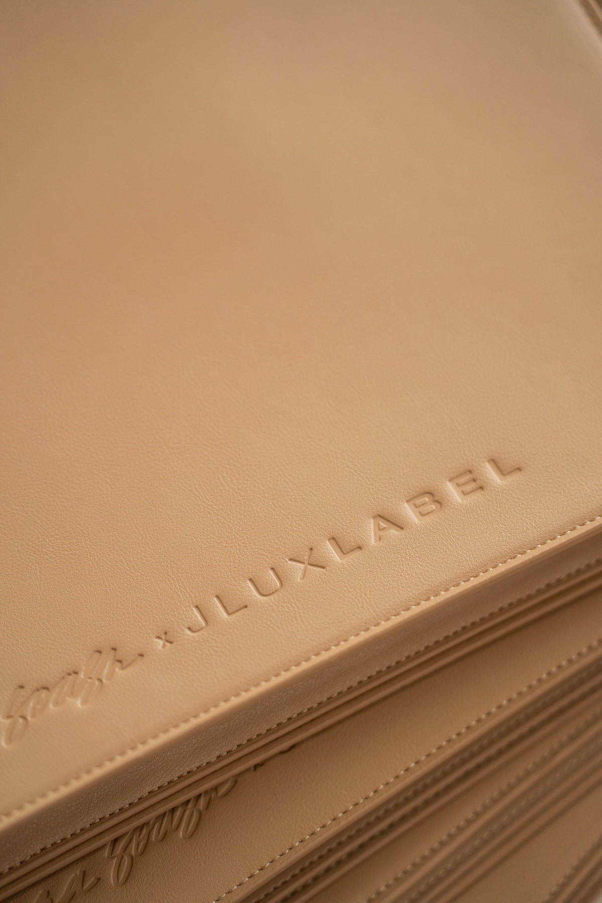 Beige TATIANA SOASH x JLUXLABEL Dreams & Plans Catch All Bag