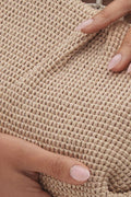 Beige Ocean Club Clutch Bag
